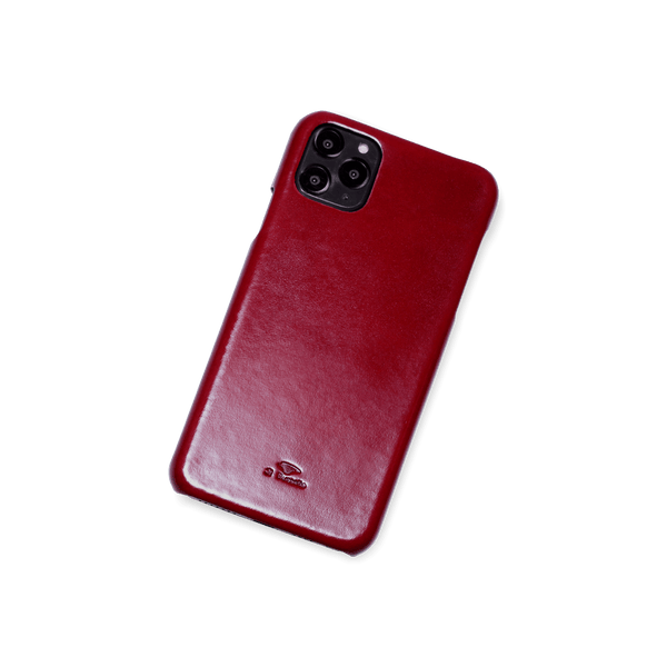 il bussetto Leather iPhone 11 Pro Case tibetanred