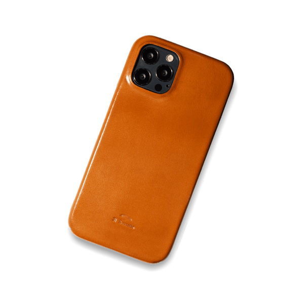 il bussetto Leather iPhone 12 Pro Max Case bisquit