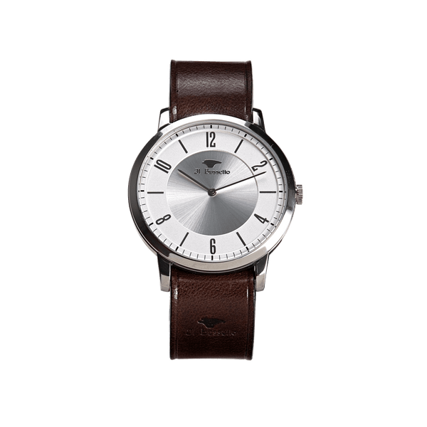 Il Bussetto My Time Quartz Watch Silver Tibetanred