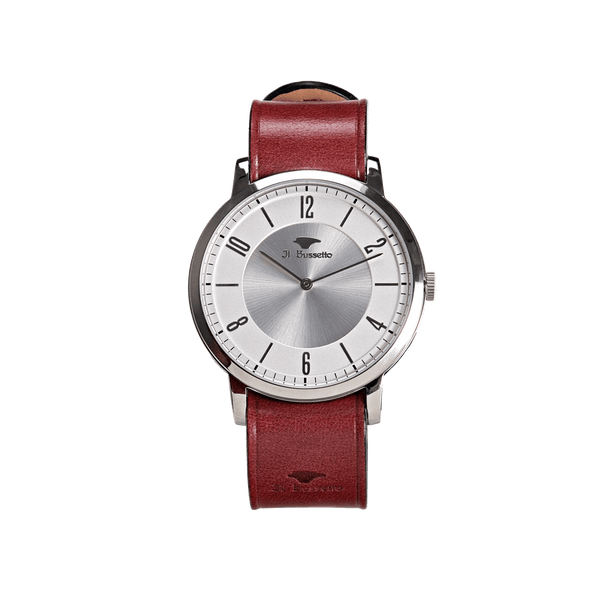 il bussetto My Time Quartz Watch Silver tibetanred