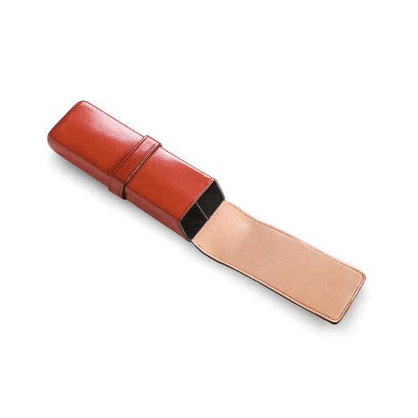 Il Bussetto Pen Case For 2 Pens Orange