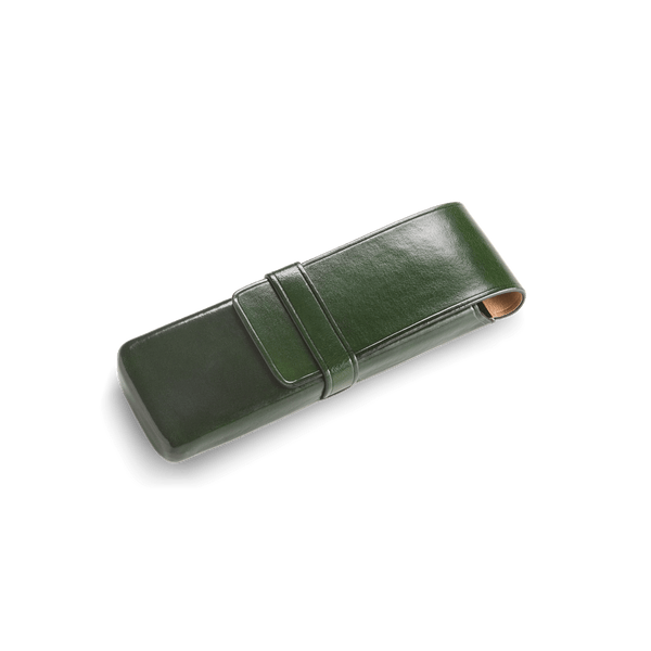 Il Bussetto Pen Case For 2 Pens Orange