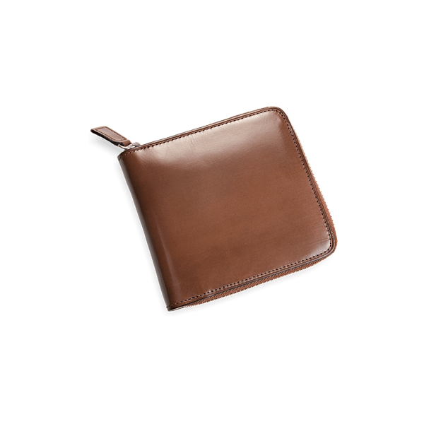 Il Bussetto Square Zip Wallet Poseidonblue