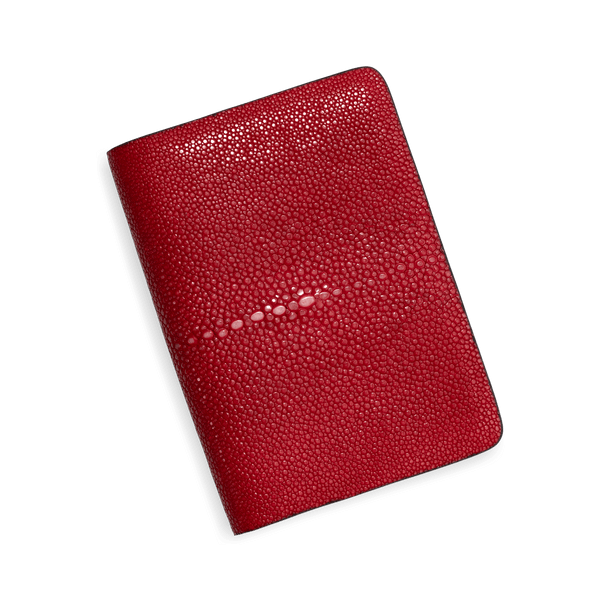 Il Bussetto Stingray Bifold Card Case Tibetanred