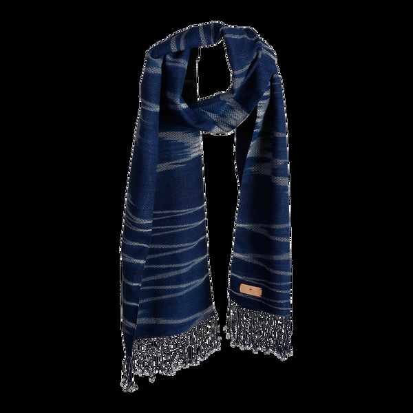 il bussetto Wave Scarf blue