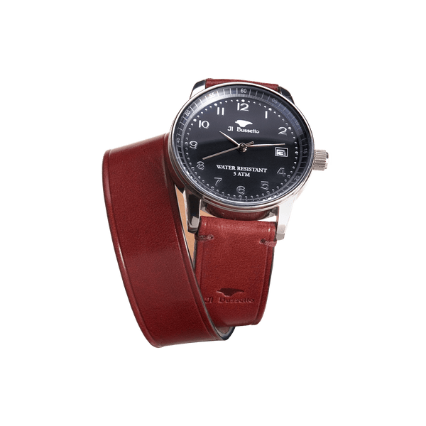 Il Bussetto Leisure Time Double Tour Watch Black Poseidonblue