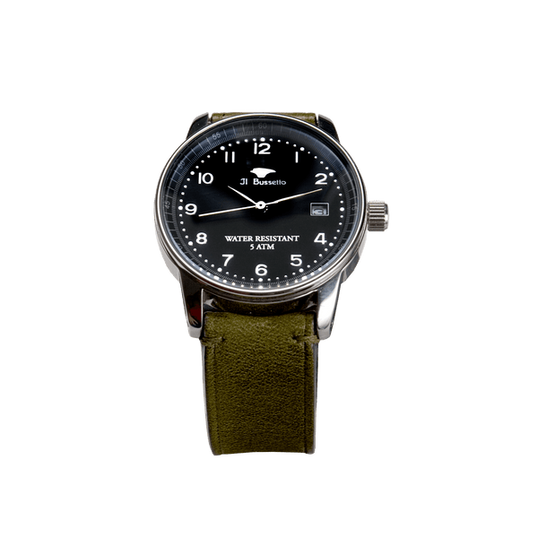 Il Bussetto Leisure Time Quartz Watch Black Tibetanred