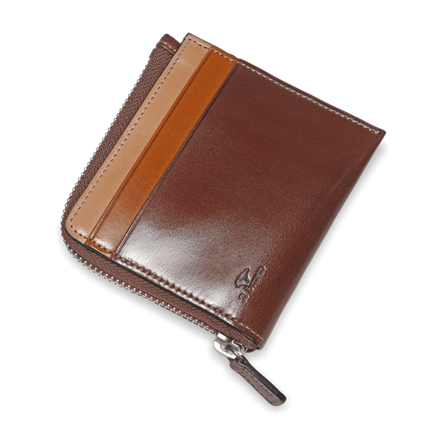 Il Bussetto Multicolor Zippy Wallet Cappuccino-bisquit-natural
