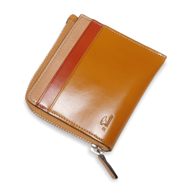 Il Bussetto Multicolor Zippy Wallet Cappuccino-bisquit-natural