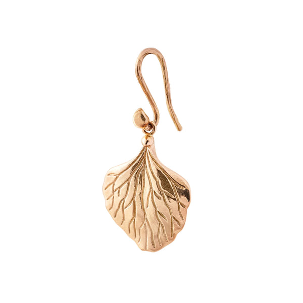 Ileana Makri 18k Rose Gold Hydrangea Petal Earrings