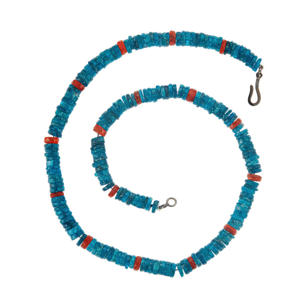Ileana Makri Apatite And Carnelian Beaded Necklace (45cm)