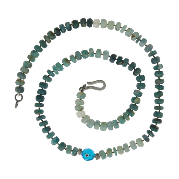 Ileana Makri Blue Quartz Talisman Necklace 150 (42cm)