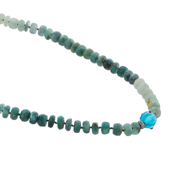 Ileana Makri Blue Quartz Talisman Necklace 150 (42cm)