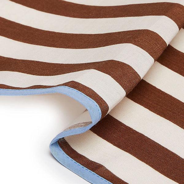 Ileana Makri Dinner Napkins Riviera Cioccolato (Set Of 6)