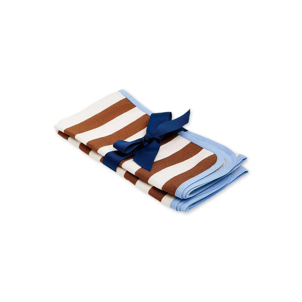 ileana makri Dinner Napkins Riviera Cioccolato (Set of 6)