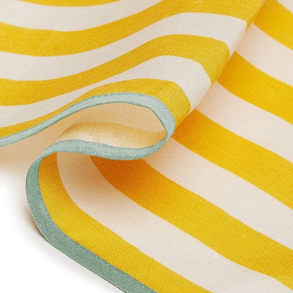 Ileana Makri Dinner Napkins Riviera Giallo (Set Of 6)