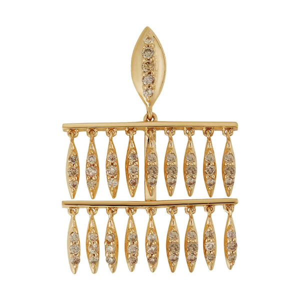 Ileana Makri Grass Mini Raining Drops Earrings Y-LCHD