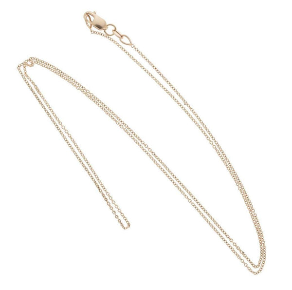 ileana makri 18k rose gold fine cable chain