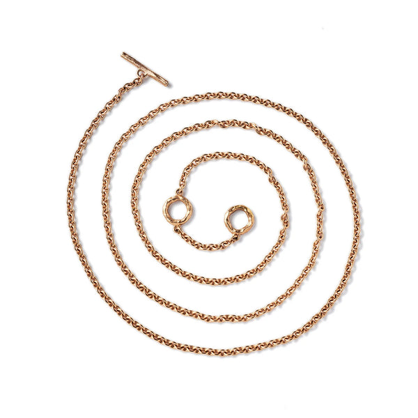 Ileana Makri 18k Rose Gold Hydrangea Petal Pendant