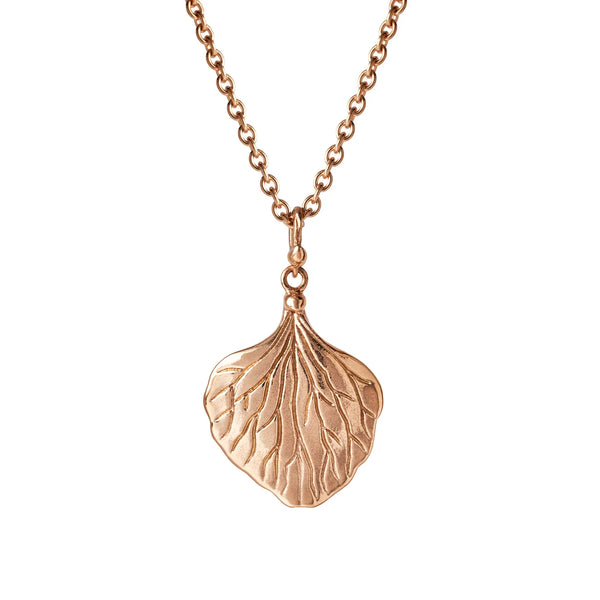 ileana makri 18k Rose Gold Hydrangea Petal Pendant