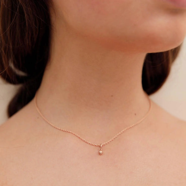 Ileana Makri 18k Rose Gold Sea Kale Seed Pendant