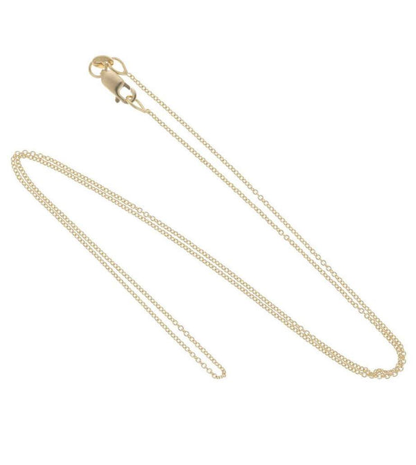 ileana makri 18k yellow gold fine cable chain