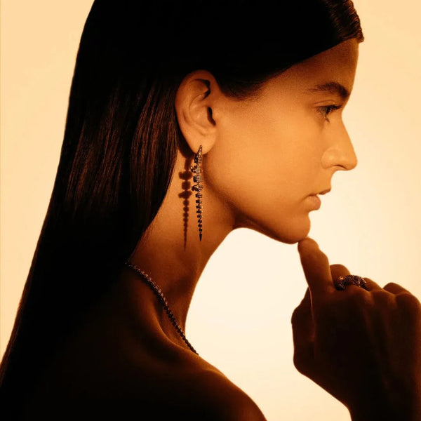 Ileana Makri Alligator Vertebrae Earring