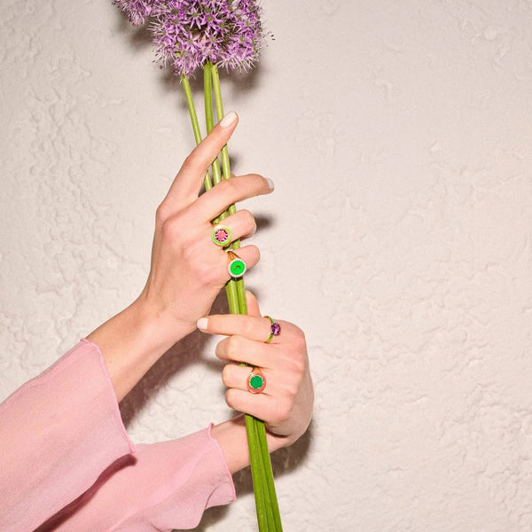 Ileana Makri Amethyst Chevalier Ring