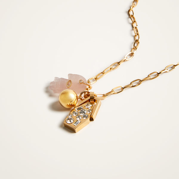 Ileana Makri Angel Charmed Necklace