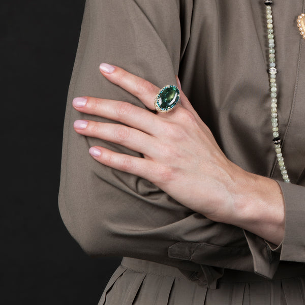 Ileana Makri Apatite Ocean Ring