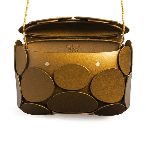 Ileana Makri Armure Clutch Red