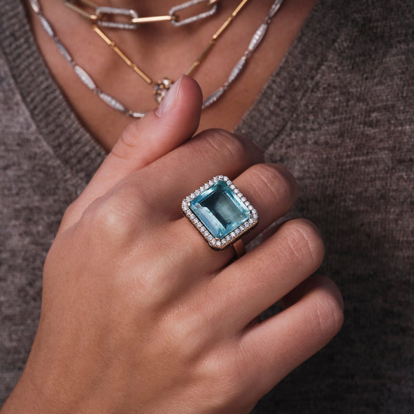 Ileana Makri Atlantis Aquamarine Ring