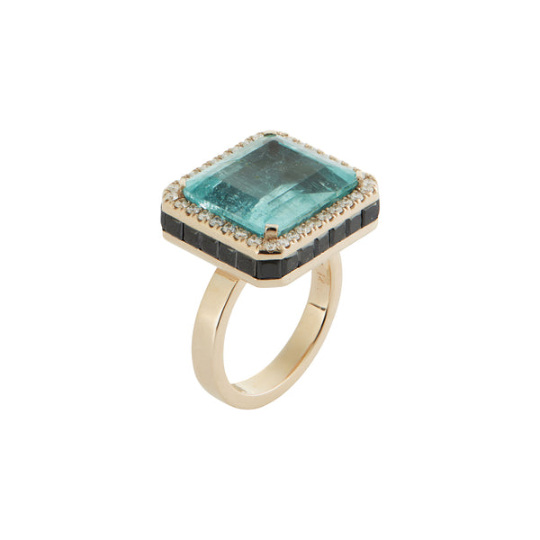 ileana makri Atlantis Aquamarine Ring