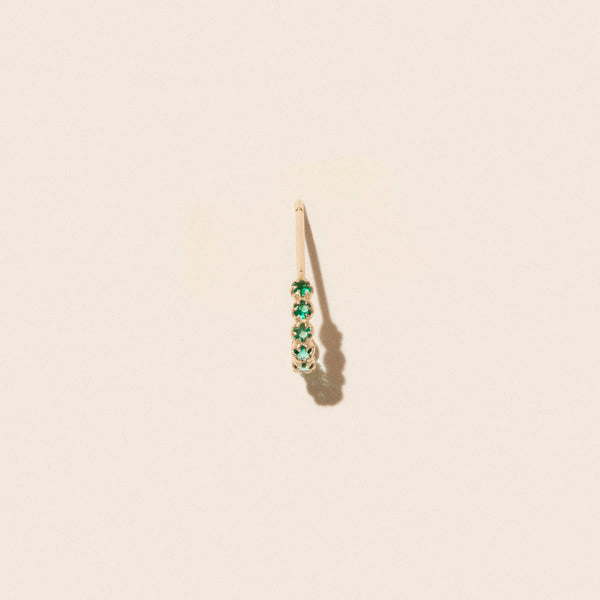 ileana makri Ava Emerald Earring