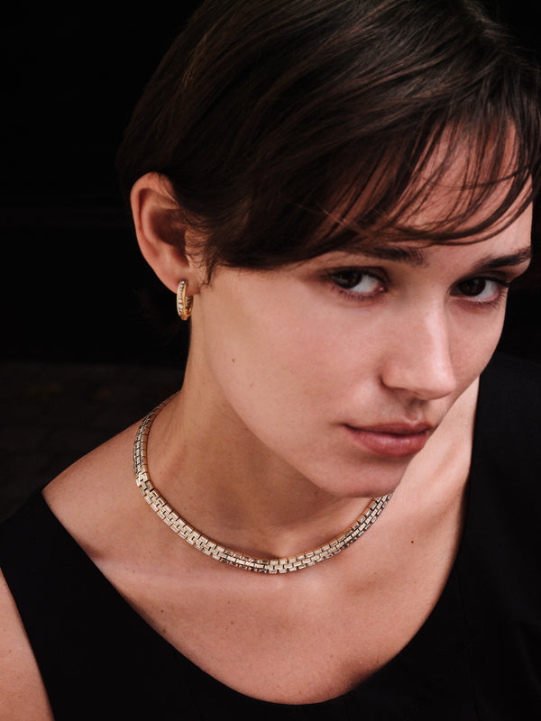 Ileana Makri Baguette Dream Collar Necklace