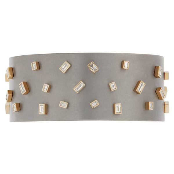 Ileana Makri Baguette Sprinkles Titan Cuff Y-D