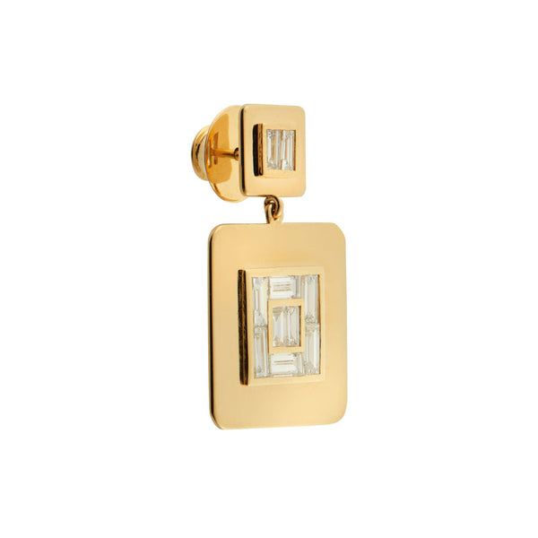 Ileana Makri Baguette Tile Earrings Y-D