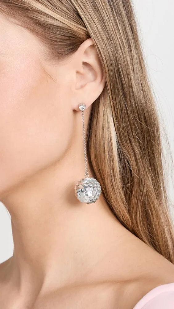 Ileana Makri Ball Line Earrings