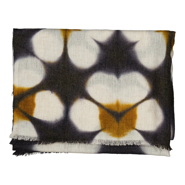 Ileana Makri Beliss Scarf Black & Gold