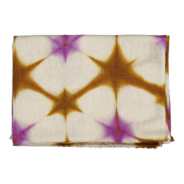 Ileana Makri Beliss Scarf Lilac & Gold
