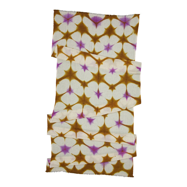 ileana makri Beliss Scarf Lilac & Gold