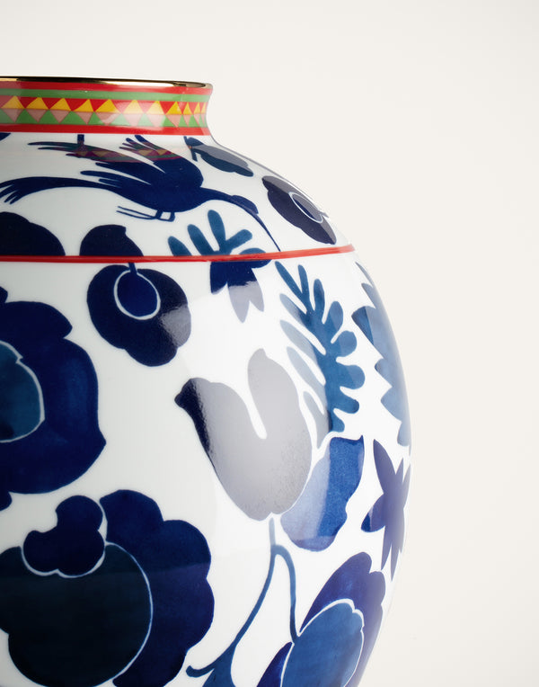 Ileana Makri Big Bubble Vase Wildbird Blu