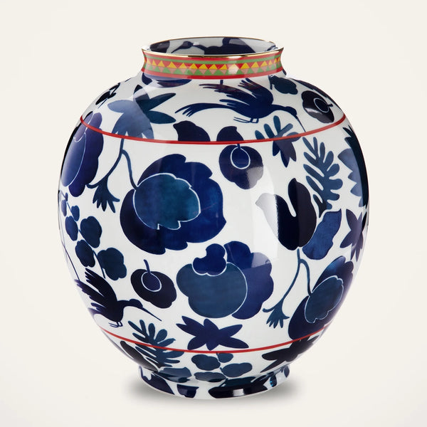 ileana makri Big Bubble Vase Wildbird Blu