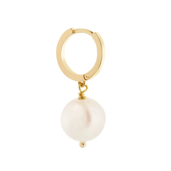 Ileana Makri Big Pearl Hoops YP