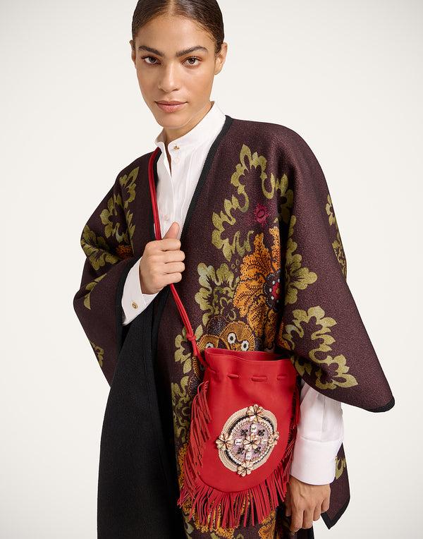 Ileana Makri Big Power Pouch Solid Red