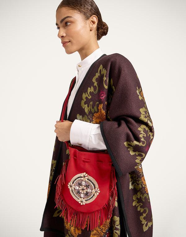 Ileana Makri Big Power Pouch Solid Red