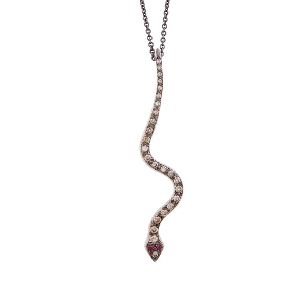 ileana makri Big Snake Pendant W-OXS-CHD-RU