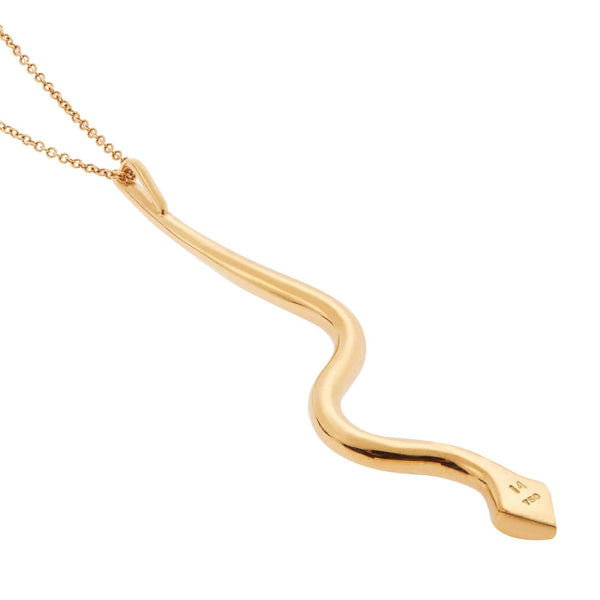 Ileana Makri Big Snake Pendant Y-D-Ts
