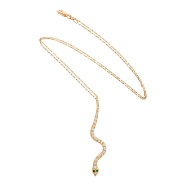Ileana Makri Big Snake Pendant Y-D-Ts