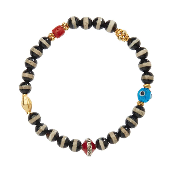 ileana makri Black Agate Stripe Bracelet 29